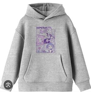 Demon Hunters Huntrx Heather Gray Long Sleeve Hoodie Unisex